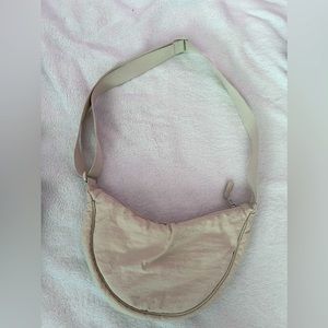 Uniqlo Round Mini Shoulder Bag (Beige)